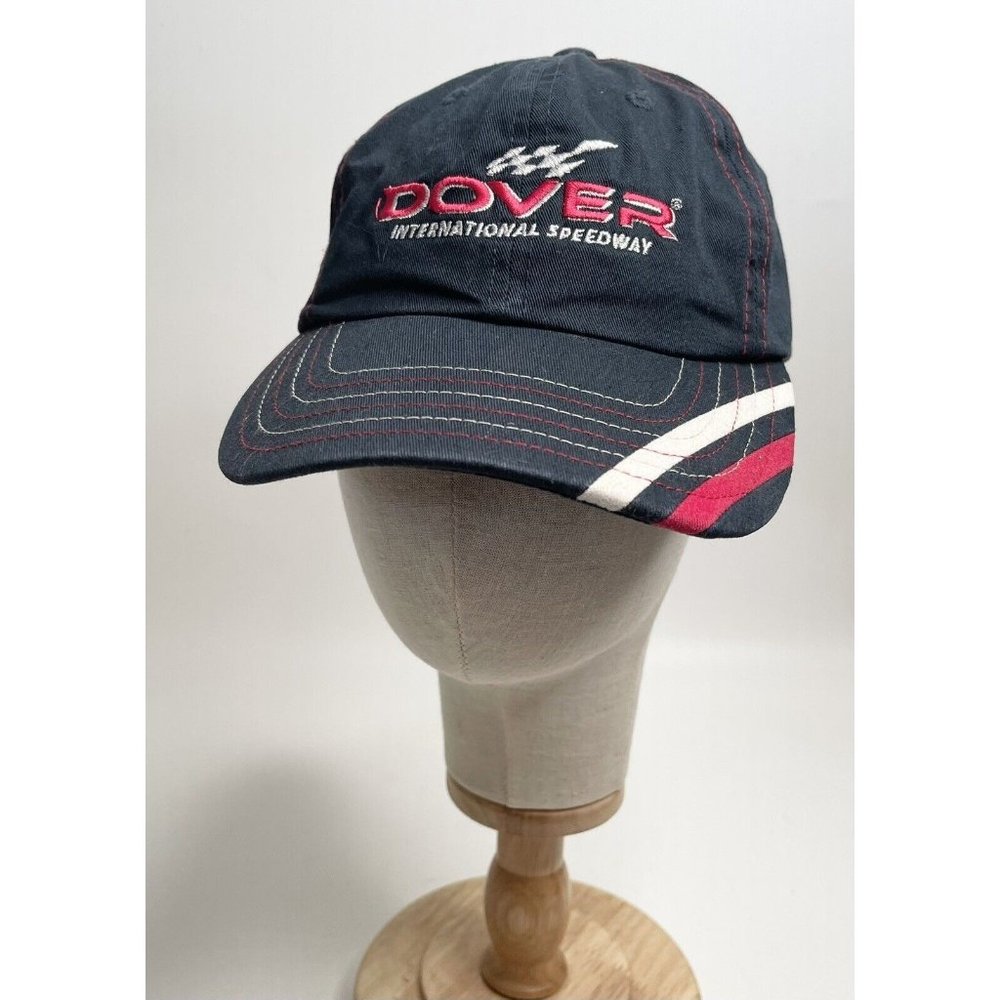 Dover International Speedway Hat CFS Checkered Flag Sports Blue & red Cap